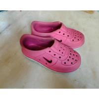 Zapatillas Nike Tipo Crocs Rosas 7c Nena Talle 24 segunda mano  Argentina