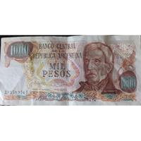 Usado, Billetes Antiguo 1000 Pesos segunda mano  Argentina