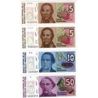 8 Billetes De Australes Sin Circular Catalogo 18 Dolares!!!!, usado segunda mano  Argentina